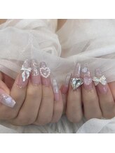 リンドネイル バイ モカ アンド ララ(Lind nail by moca and LaLa)/キティちゃんネイル