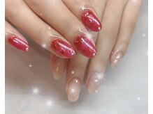 エクラ(eclat)/ハートホロ×ベージュ