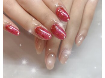 エクラ(eclat)/ハートホロ×ベージュ