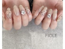 フィオル(FIOLE)/ドット×ビジュー
