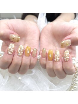 フェリーズ 浜松町店(Feliz)/ツイードネイル