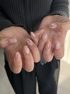 桃カラー+チューリップ
