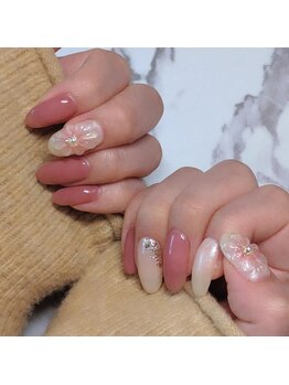 リアネイル(ria nail)/ぷっくりフラワーアート