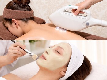 エステティック ティアリィ エアポートウォーク名古屋店(TiARY)の写真/憧れのつるすべ肌へ！ハーブピーリングで毛穴ケア！光脱毛で面倒な自己処理とはサヨナラ！◎