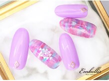 アンベリール 横浜店(Embellir)/(555)ネイティブ柄ネイル