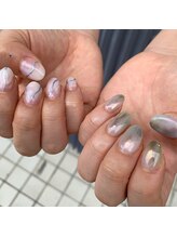 Mネイルアンドカフェ シェレステ/アシメネイル♪