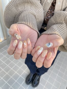 ミントリーフ バイ リート(Mint leaf by Reat)/ワンちゃんネイル