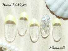 プラスネイル 銀座中央通り店(PLUS NAIL)/【2335】定額6,039円ビジュー