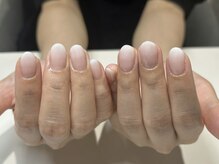 ネイルアヴァンス 京橋店(Nail AVANCE.)/シンプル白グラデーション