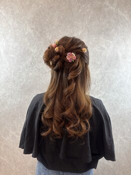 エンルーチェ(en;Luce)/お着物にも華やかダウンスタイル