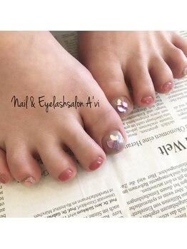 ネイルアンドアイラッシュ アヴィ(Nail and Eyelash A'vi)/フットネイル☆