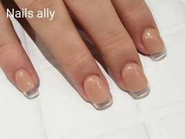クリアフレンチ×スカルプ×春