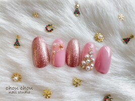 クリスマスネイル・ツリーアート