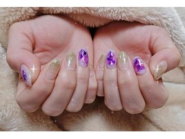 紫陽花ネイル♪