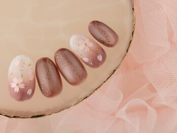 エムスラッシュネイル 本牧店(M SLASH)/桜ネイル