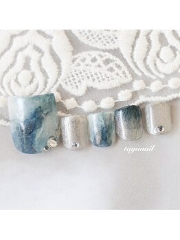 たゆ ネイル(たゆnail)/フットパラジェルネイル