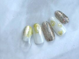 ニュアンスネイル/イエロー