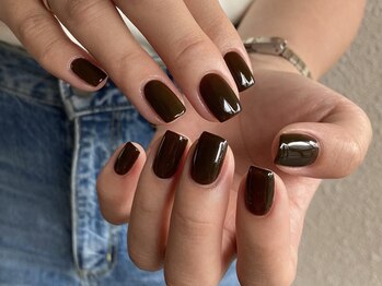 マノン(manon)の写真/≪こだわり1color/他店付替・当店付替5週間以内オフ無料￥6000≫クリアネイルなど他にもクーポン多数あり◎