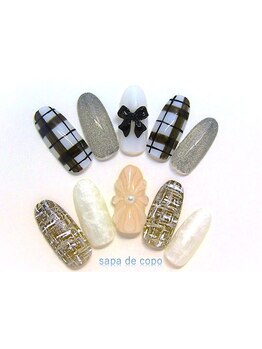 手描きアートが得意なサロン