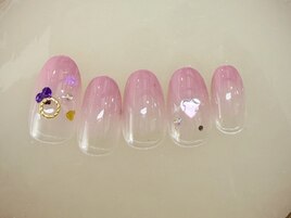 ハートホロネイル