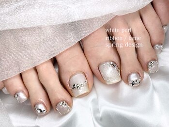 ネイルサロン ジョアアンジェ 天王寺店(joie ange)の写真/足元も可愛く、オシャレに！ハイセンスなデザインも種類豊富にご用意◎トレンドネイルならお任せ下さい★