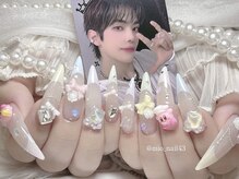 リンドネイル バイ モカ アンド ララ(Lind nail by moca and LaLa)/【mio】 カラフルフレンチ