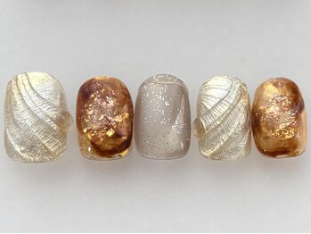アイネイルズ 池袋店(I-nails)/べっ甲ぷっくり