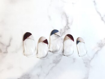 ネージュ バイ リアンジュ 辻堂(Neige by Reange)/3色フレンチアート