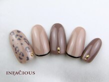 インフェイシャス 大丸福岡天神店/大人のレオパードネイル