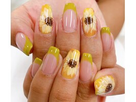 【小山】夏☆向日葵ネイル