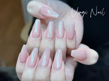 ウサギネイル 新大久保店(usagi nail)/マグネットフレンチ秋可愛い