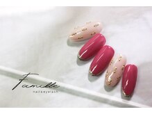 ファミーユ 池袋東口店(Famille)/長さ出し&選べるデザインMコース