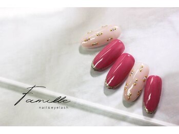 ファミーユ 池袋東口店(Famille)/長さ出し&選べるデザインMコース