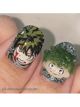 エム(M)/キャラクターネイル☆