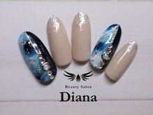 ディアナ 水戸赤塚店(DIANA)/定額ネイル　A-028　6,980円