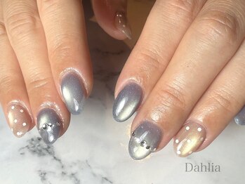 ダリア(Dahlia)/定額デザイン★ドット