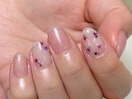 押し花ネイル