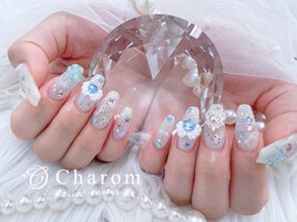 ゆめかわ宝石ネイル