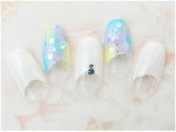ネイルズガッシュ 大森駅前店(NAILs GUSH)/*結晶ブルー*