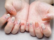 ライフ(Life)/ぷっくりフラワーネイル