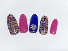 ネイルサロン ネイルクク 桑名駅前店(Nail KUKU)/ツイードネイル♪♪
