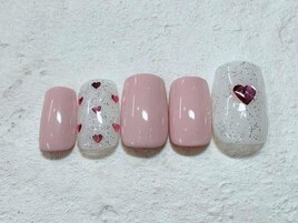 ハートホロネイル