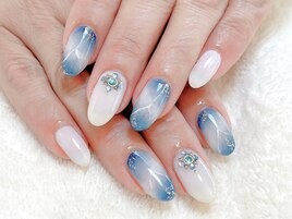 【東久留米×大理石ネイル】