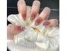 ◆[HAND] チップ長さ出し×人気キラキラワンホン定額◆新規オフ無料￥12450