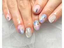 あじさいネイル/フルアート
