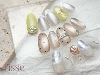 リセ 銀座本店(Lisse)の写真/アレンジもOK!技術力・デザイン力・仕上がり◎爪に優しいパラジェルも可♪デザイン、カラーも豊富☆
