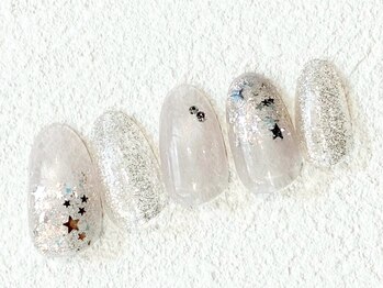 リベレ 心斎橋店(LIBELLE)/星ネイル/七夕/キラキラアート