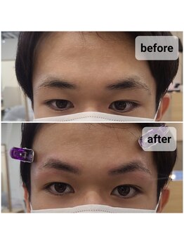 メンズビューティーカフェザパーム 大阪梅田(MEN'S BEAUTY CAFE×THE PERM)/メンズ眉毛Wax＆眉毛パーマ