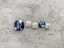 シンプリー 西荻窪店(Simpliee)/フット定額タイダイネイル