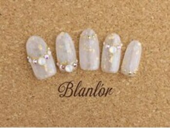 ブランロール 中目黒店(Blanl'or)/クリアビジューネイル